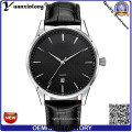 Yxl-001 2016 Fashion Stainless Steel 316L Case Simple Design Leather Band Men Business Wrist Quartz Watch